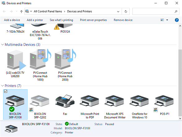 Omniterm - POS printing issues